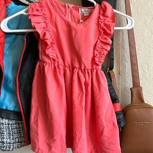 Baileys blossom coral pink dress